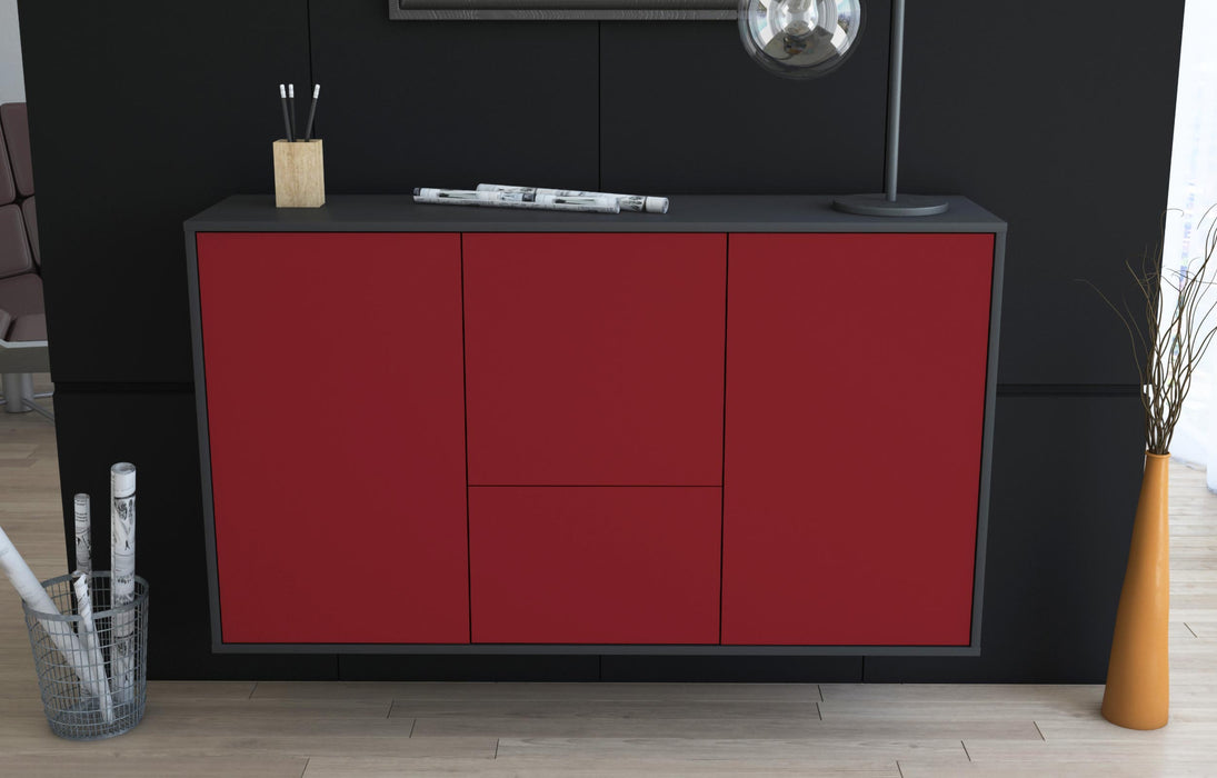 Sideboard Vancouver, Bordeaux, hängend (136x79x35cm)