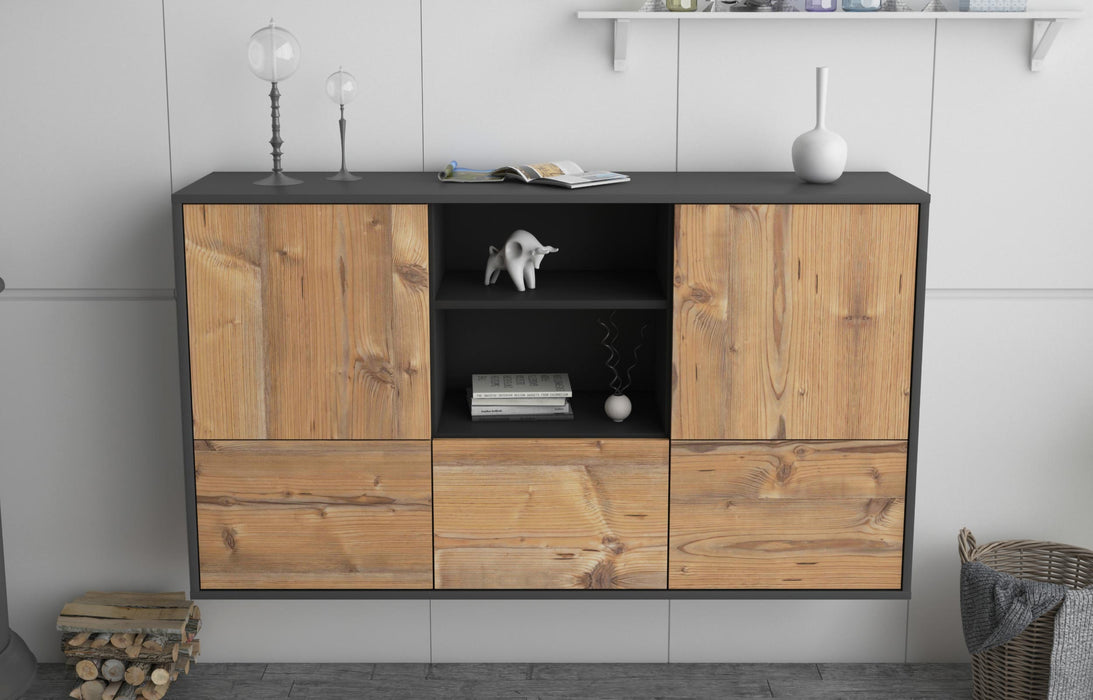 Sideboard Grand Prairie, Pinie, hängend (136x79x35cm)