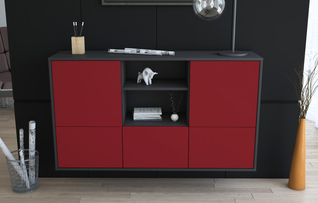 Sideboard Grand Prairie, Bordeaux, hängend (136x79x35cm)