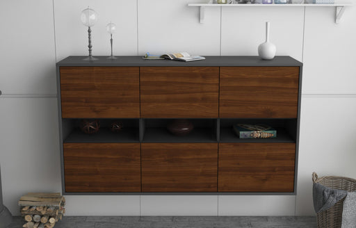 Sideboard Rockford, Walnuss, hängend (136x79x35cm)