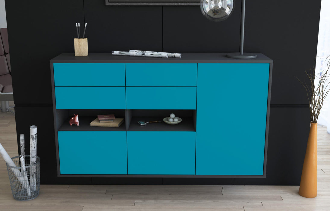 Sideboard Santa Rosa, Türkis, hängend (136x79x35cm)