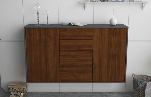 Sideboard Corona, Walnuss, hängend (136x79x35cm)