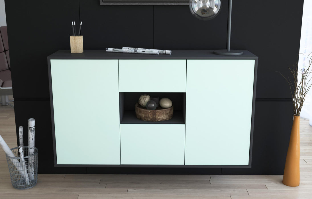 Sideboard Pasadena, Mint, hängend (136x79x35cm)