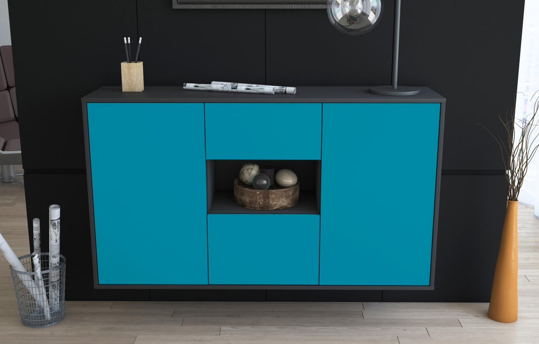 Sideboard Pasadena, Türkis, hängend (136x79x35cm)