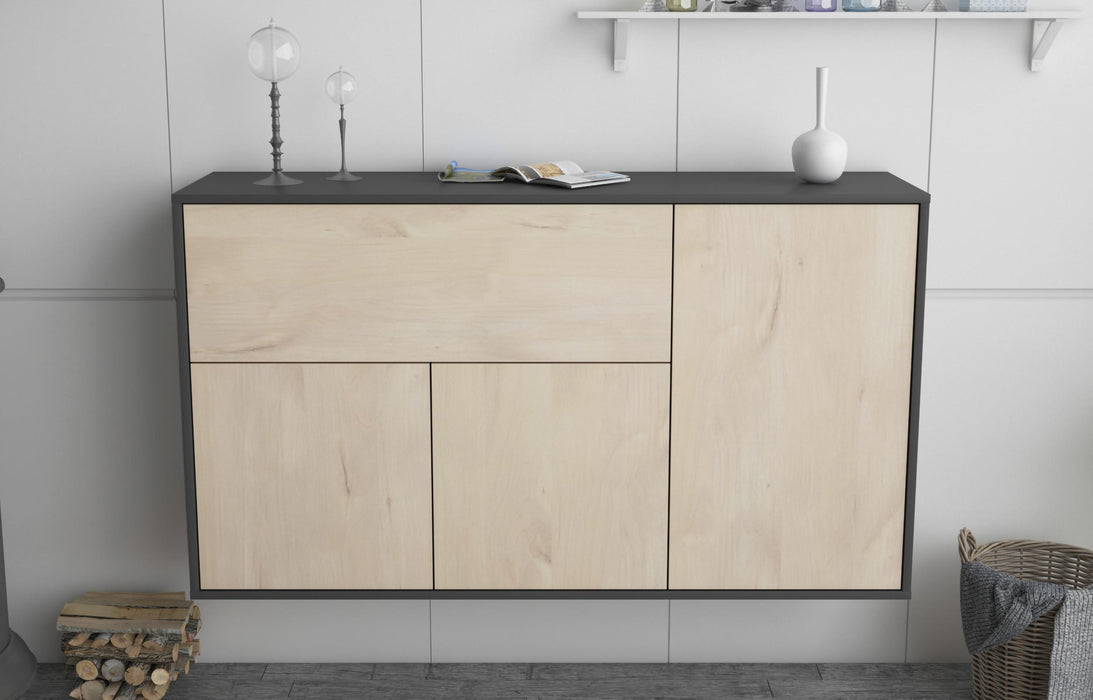 Sideboard Naperville, Zeder, hängend (136x79x35cm)