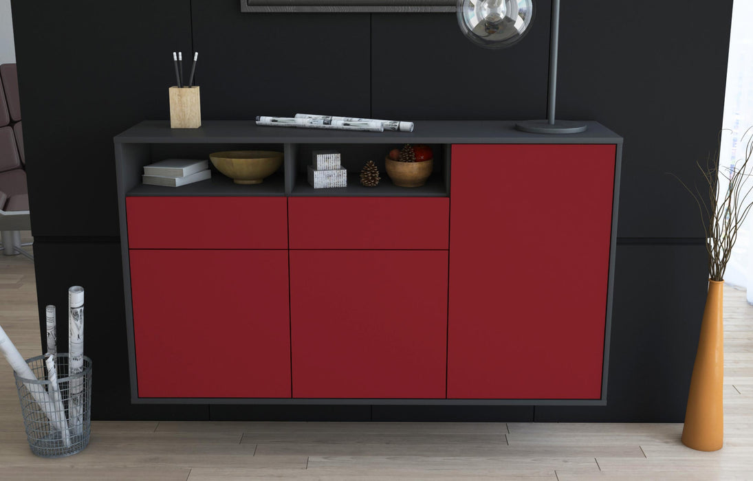 Sideboard Hollywood, Bordeaux, hängend (136x79x35cm)