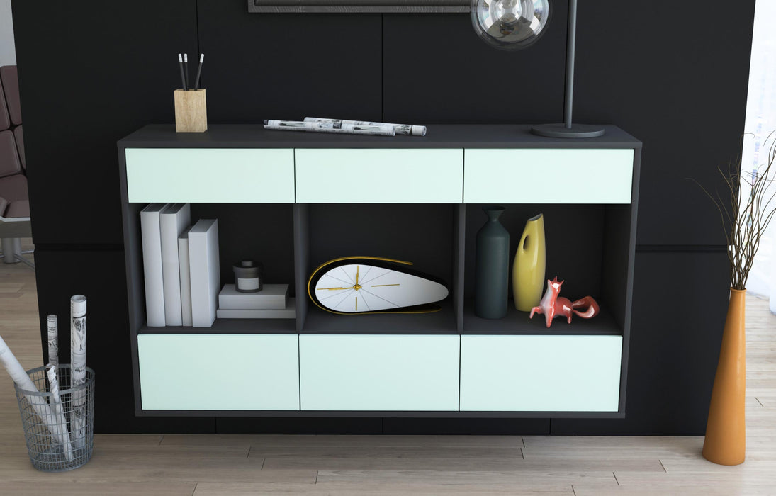 Sideboard Torrance, Mint, hängend (136x79x35cm)