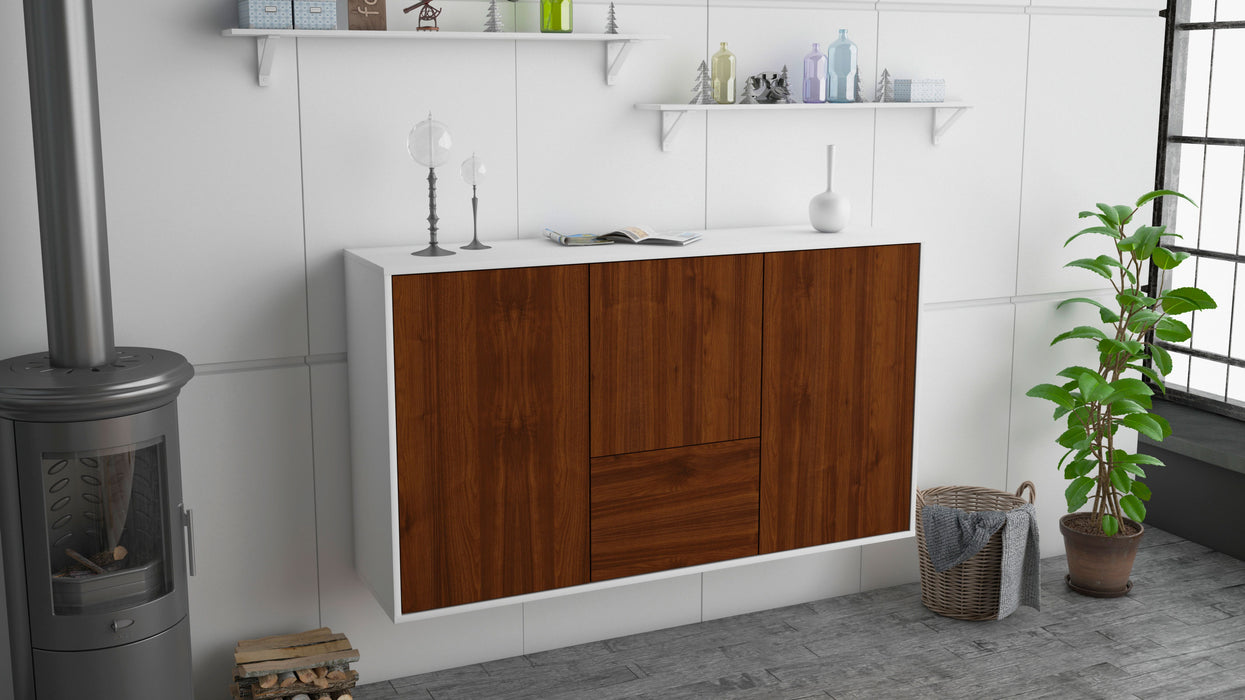 Sideboard Vancouver, Walnuss, hängend (136x79x35cm)