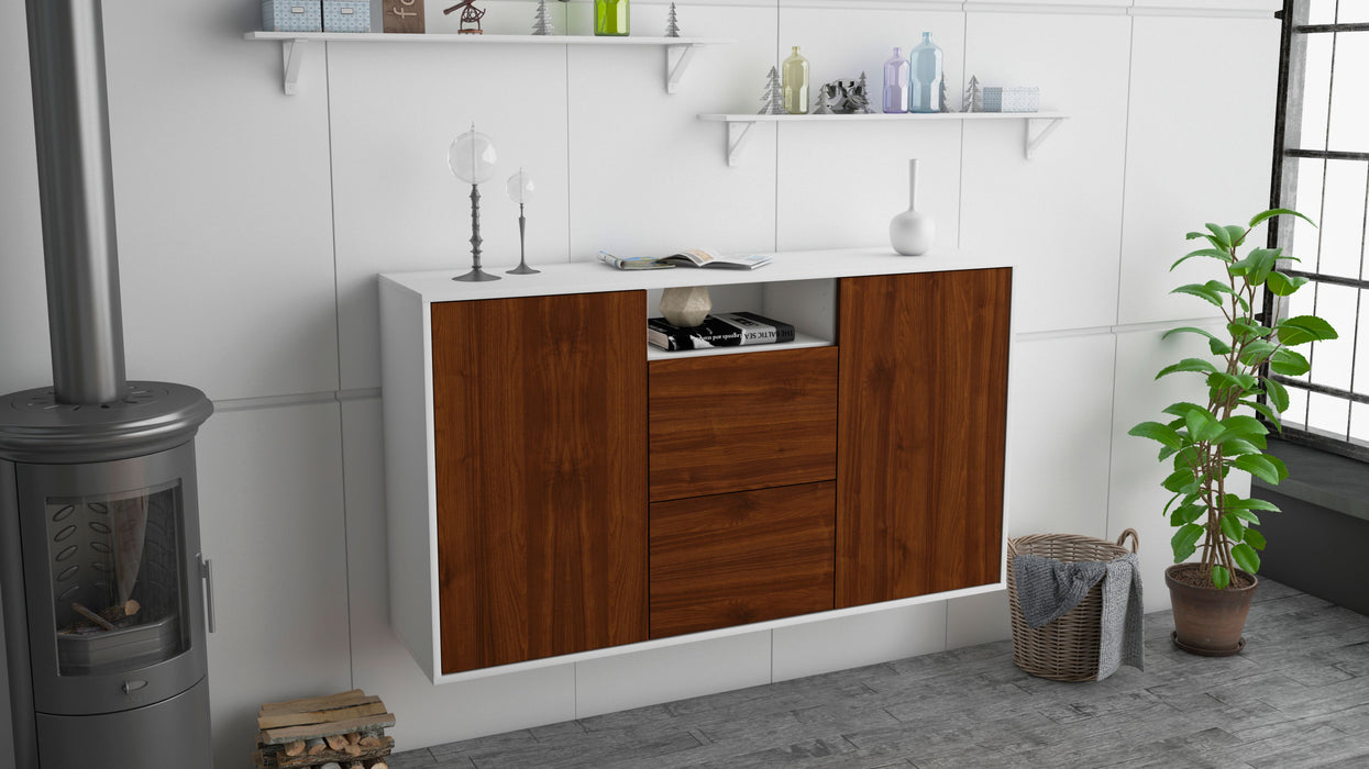 Sideboard Dayton, Walnuss, hängend (136x79x35cm)