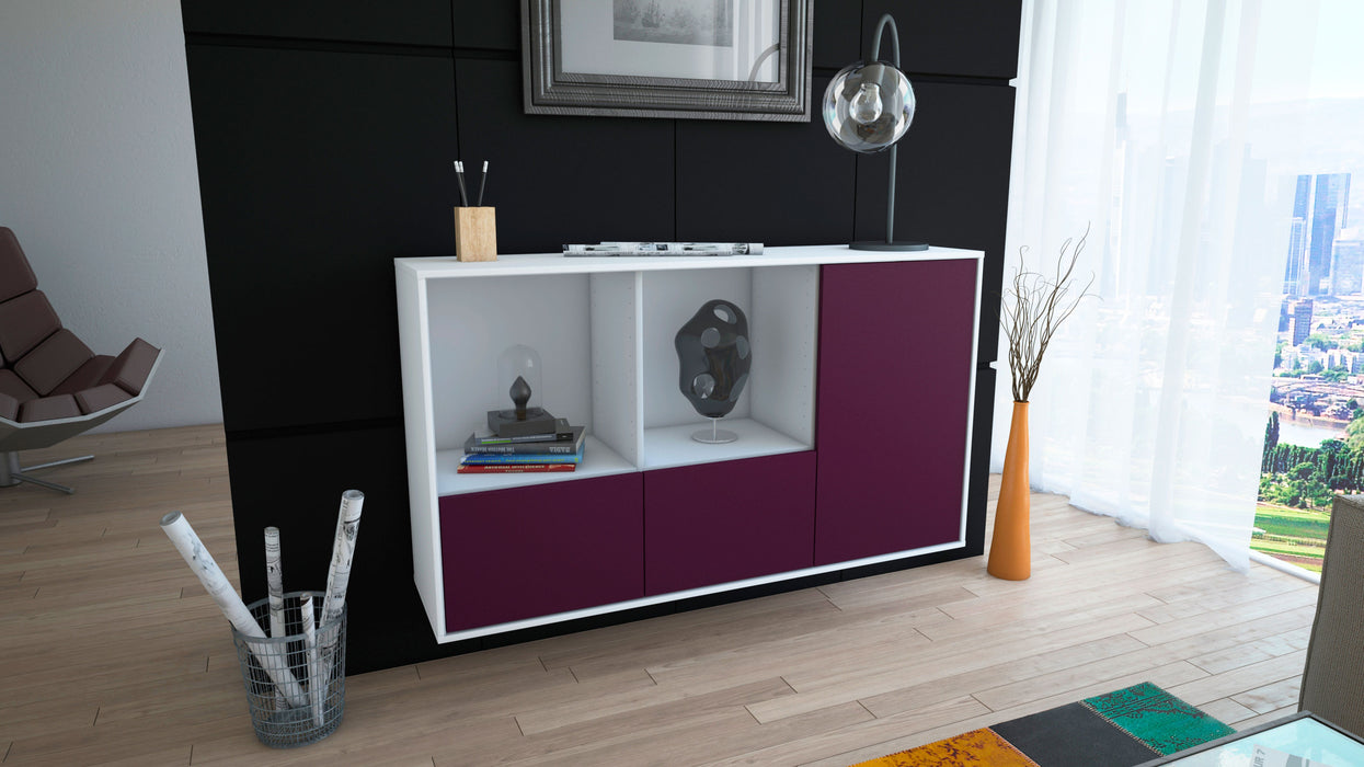 Sideboard Springfield, Lila, hängend (136x79x35cm)