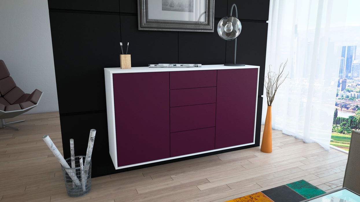 Sideboard Corona, Lila, hängend (136x79x35cm)