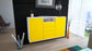 Sideboard Eugene, Gelb, hängend (136x79x35cm)