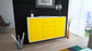 Sideboard Pembroke Pines, Gelb, hängend (136x79x35cm)