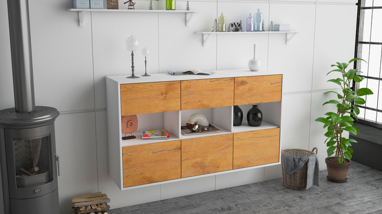 Sideboard Paterson, Eiche, hängend (136x79x35cm)