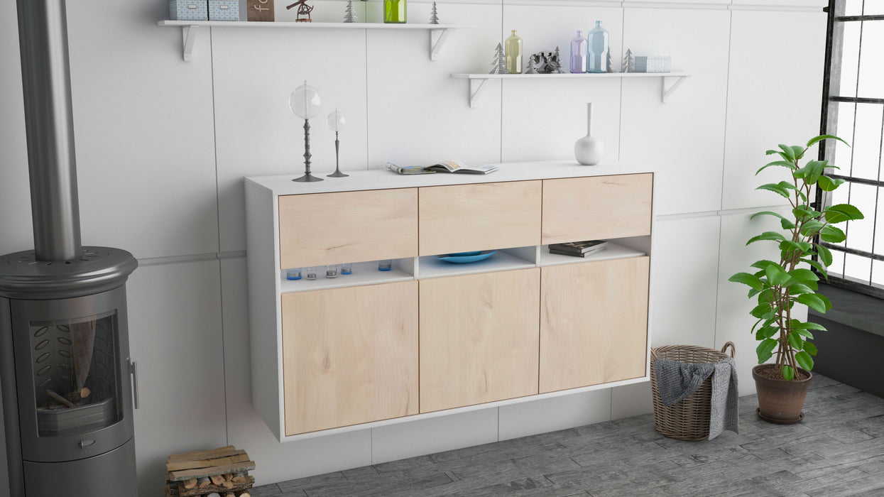 Sideboard Joliet, Zeder, hängend (136x79x35cm)