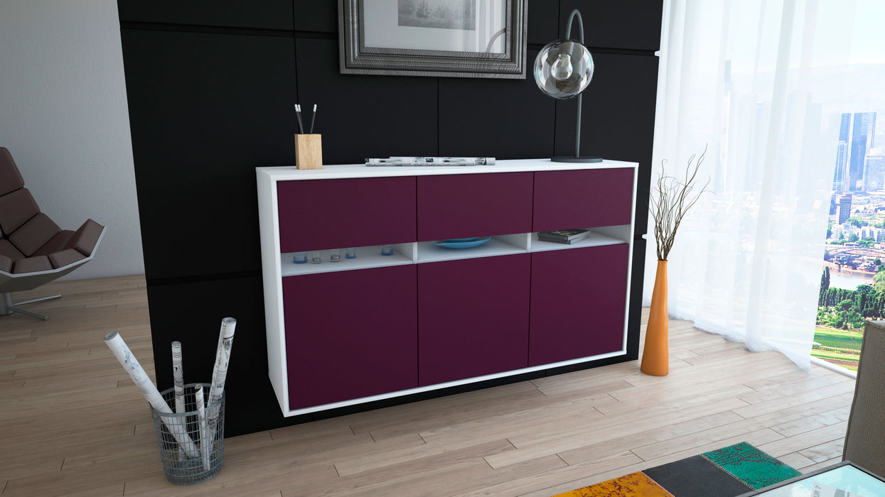 Sideboard Joliet, Lila, hängend (136x79x35cm)