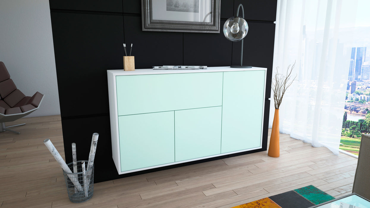 Sideboard Naperville, Mint, hängend (136x79x35cm)