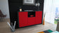 Sideboard Overland Park, Bordeaux, hängend (136x79x35cm)