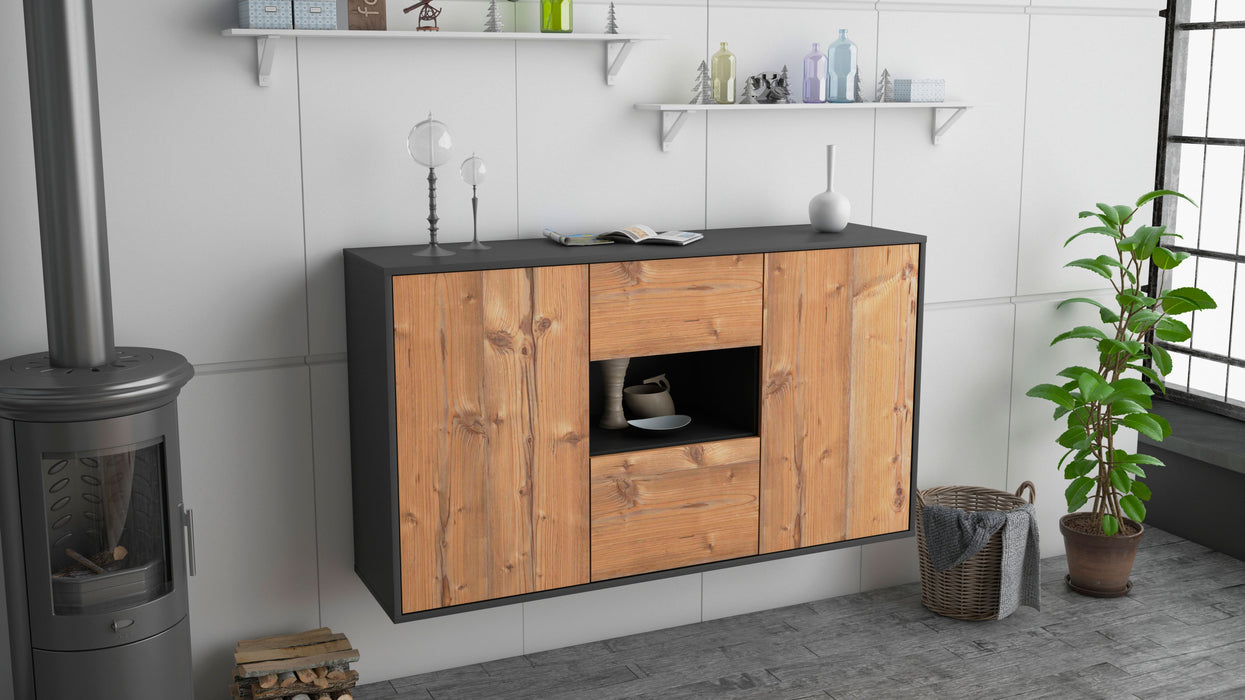 Sideboard Tallahassee, Pinie, hängend (136x79x35cm)