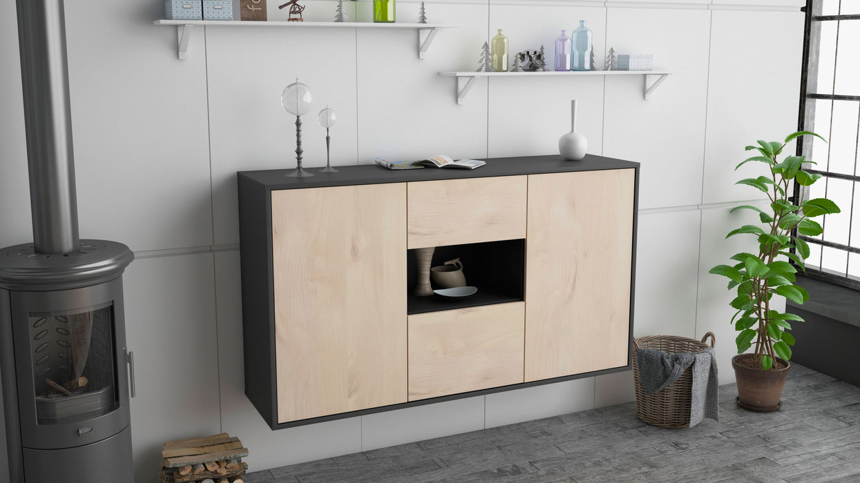 Sideboard Tallahassee, Zeder, hängend (136x79x35cm)