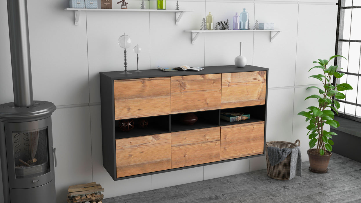 Sideboard Rockford, Pinie, hängend (136x79x35cm)