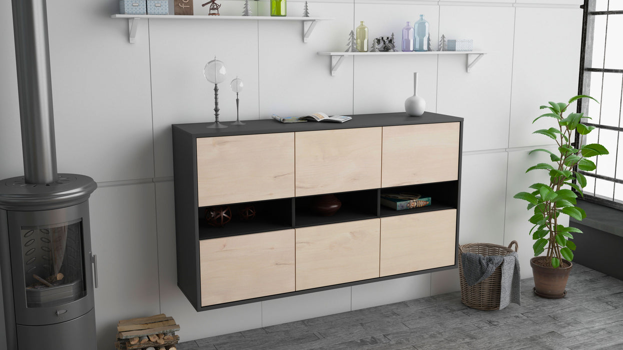 Sideboard Rockford, Zeder, hängend (136x79x35cm)