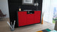 Sideboard Dayton, Bordeaux, hängend (136x79x35cm)