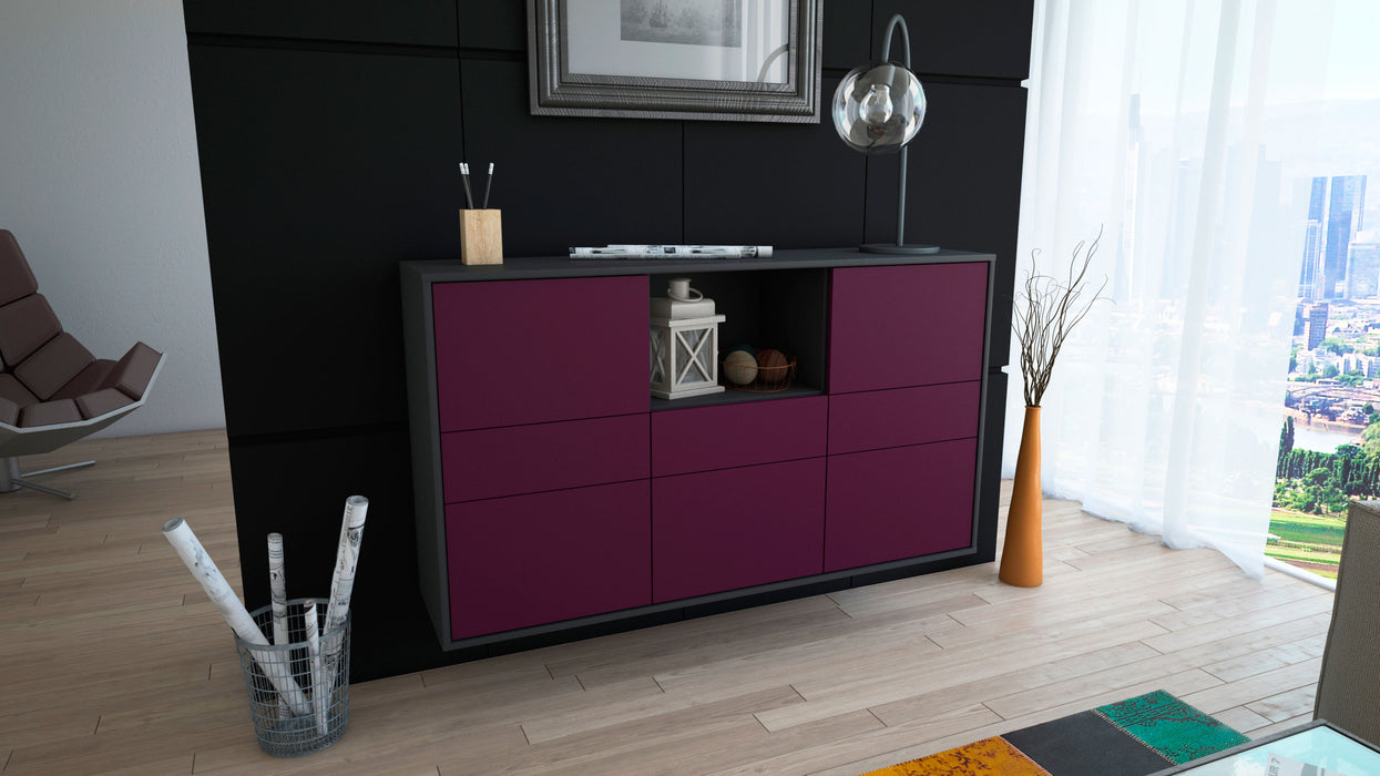 Sideboard Pomona, Lila, hängend (136x79x35cm)