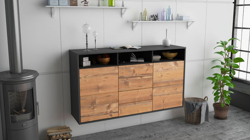 Sideboard Salem, Pinie, hängend (136x79x35cm)