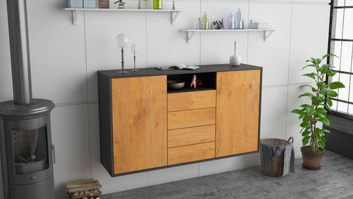 Sideboard Eugene, Eiche, hängend (136x79x35cm)