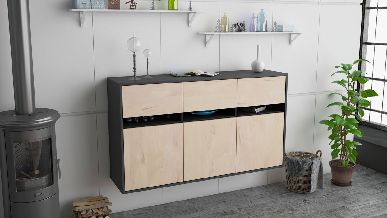 Sideboard Joliet, Zeder, hängend (136x79x35cm)