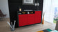 Sideboard Hollywood, Bordeaux, hängend (136x79x35cm)