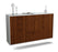 Sideboard Vancouver, Walnuss, hängend (136x79x35cm)