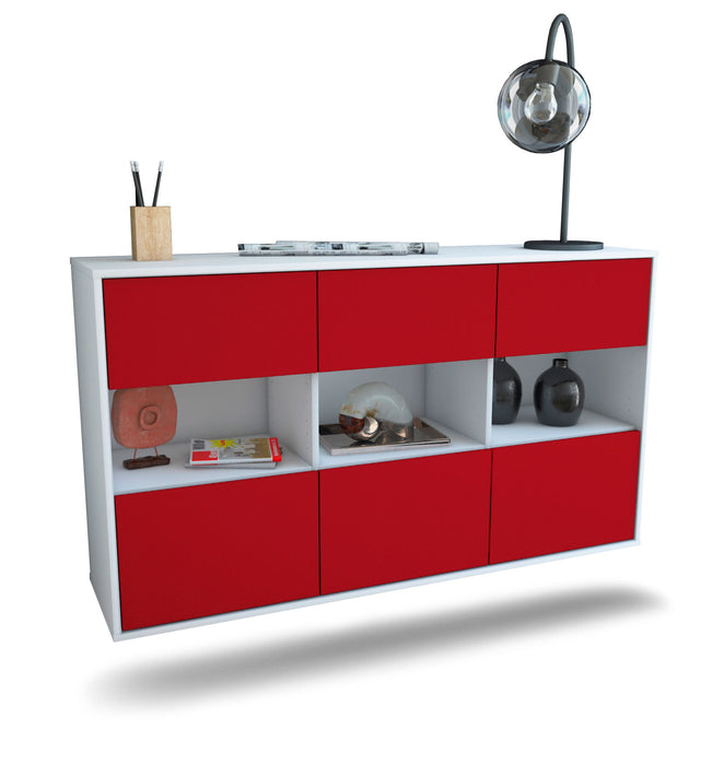 Sideboard Paterson, Bordeaux, hängend (136x79x35cm)