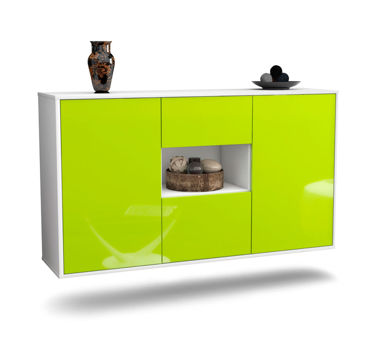 Sideboard Pasadena, Grün, hängend (136x79x35cm)