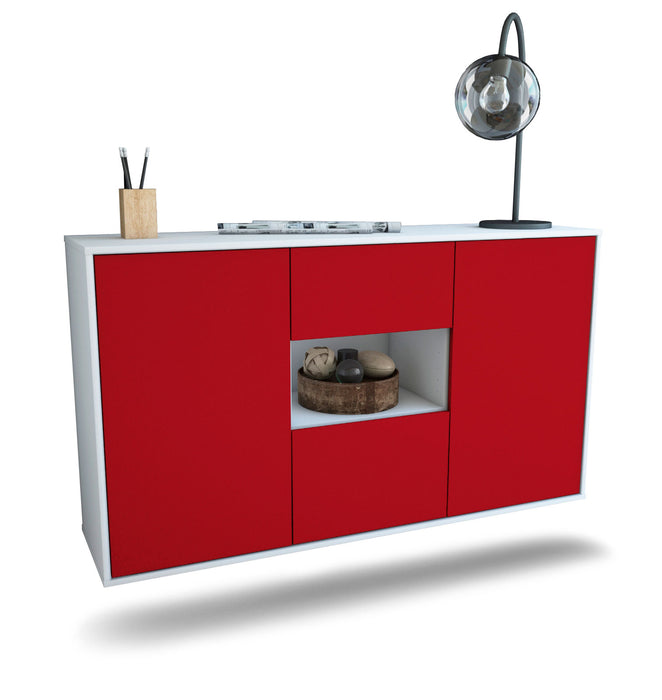 Sideboard Pasadena, Bordeaux, hängend (136x79x35cm)