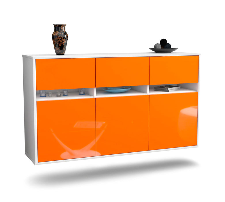 Sideboard Joliet, Orange, hängend (136x79x35cm)