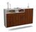 Sideboard Hollywood, Walnuss, hängend (136x79x35cm)