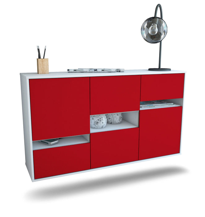 Sideboard Hayward, Bordeaux, hängend (136x79x35cm)