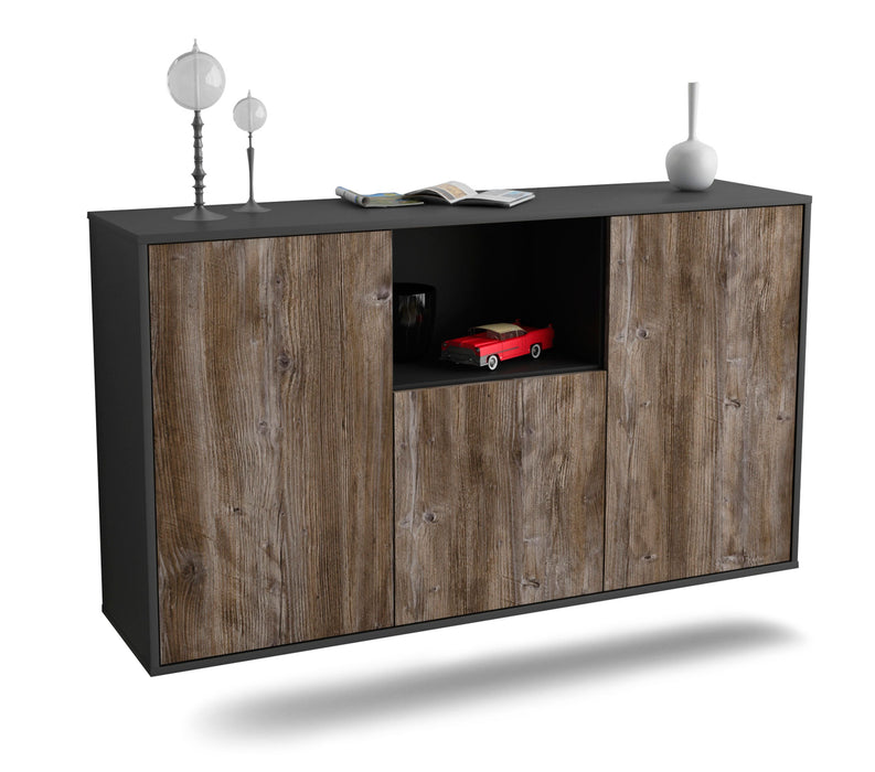 Sideboard Overland Park, Treibholz, hängend (136x79x35cm)