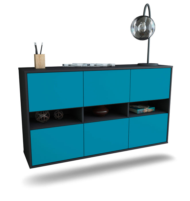 Sideboard Rockford, Türkis, hängend (136x79x35cm)