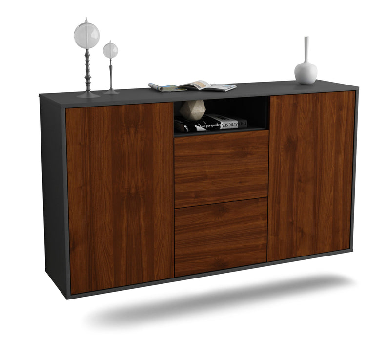 Sideboard Dayton, Walnuss, hängend (136x79x35cm)