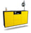 Sideboard Dayton, Gelb, hängend (136x79x35cm)