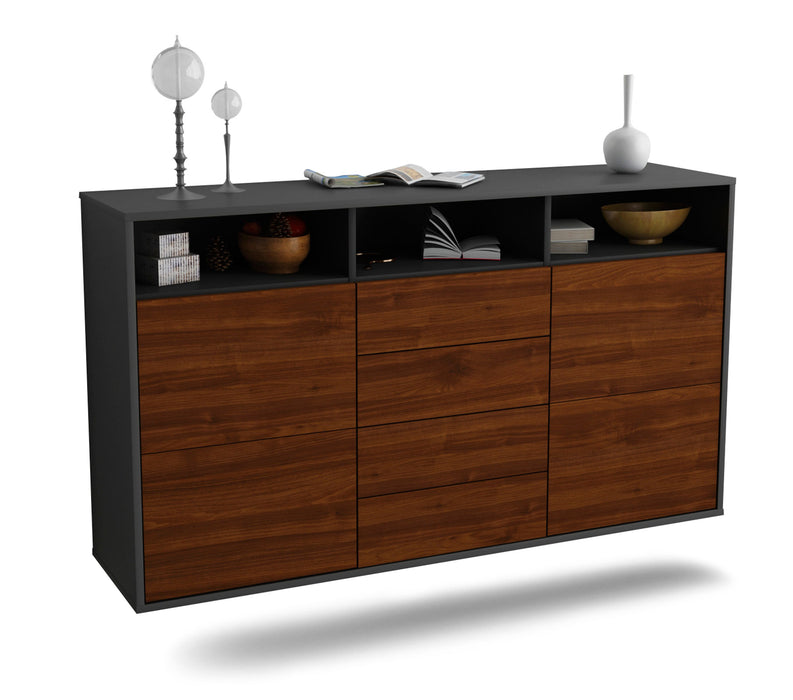 Sideboard Salem, Walnuss, hängend (136x79x35cm)