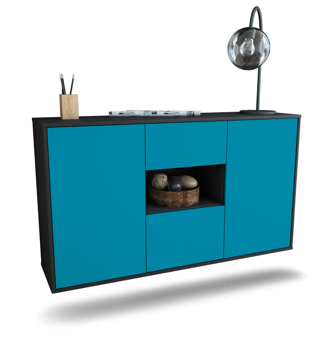 Sideboard Pasadena, Türkis, hängend (136x79x35cm)