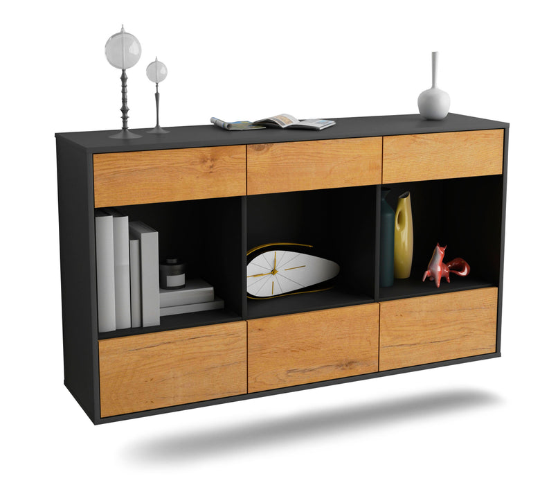 Sideboard Torrance, Eiche, hängend (136x79x35cm)