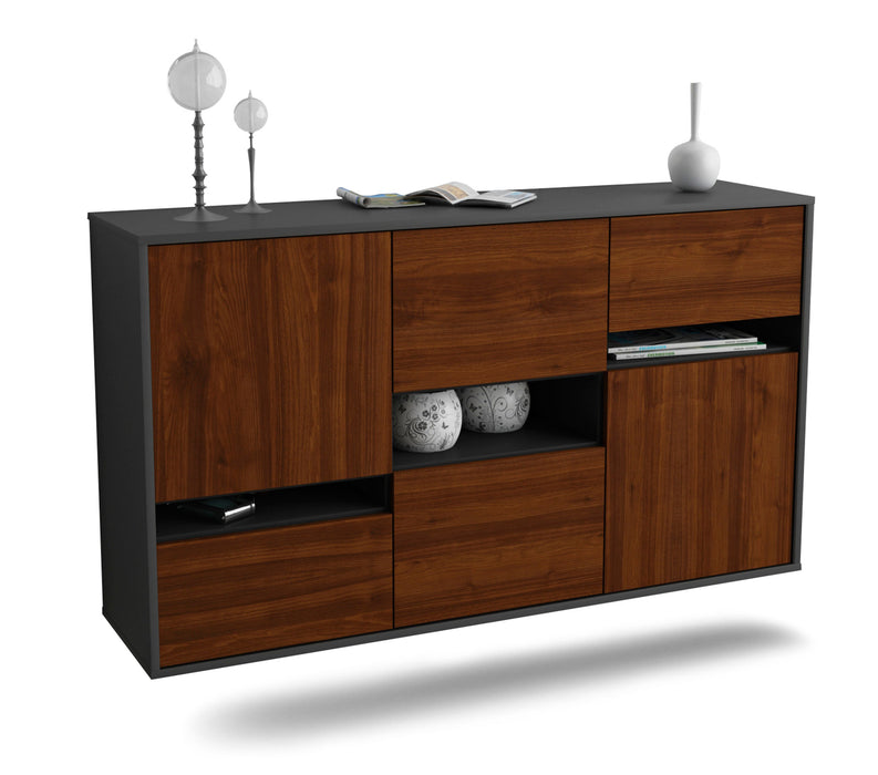 Sideboard Hayward, Walnuss, hängend (136x79x35cm)