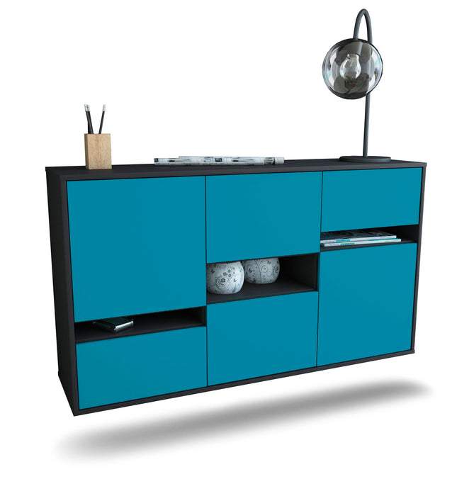 Sideboard Hayward, Türkis, hängend (136x79x35cm)