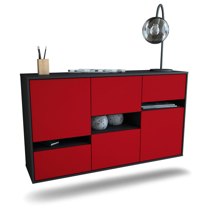 Sideboard Hayward, Bordeaux, hängend (136x79x35cm)