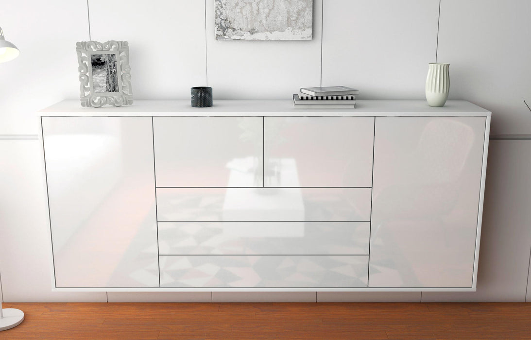 Sideboard Metairie, Weiß, hängend (180x79x35cm)